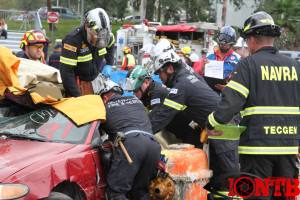 Team from Queensland Australia extricating a patient in competition