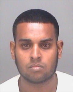 Booking photo of James Lall Provided by Pinellas Park Police