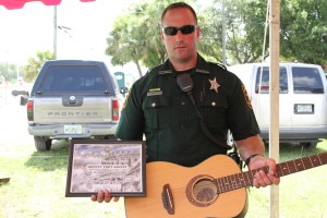 Deputy Savetz receives recognition for his heroic actions on April 6, 2014