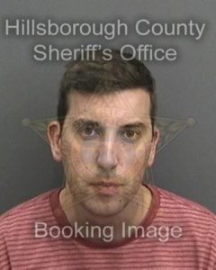 Booking photo of Justin Garrett (Photo by Hillsborough County Sheriff's Office)